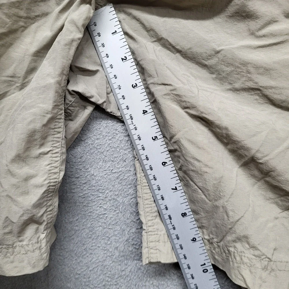 The North Face Men Shorts 2XL Khaki Nylon Cargo Shorts Button 10